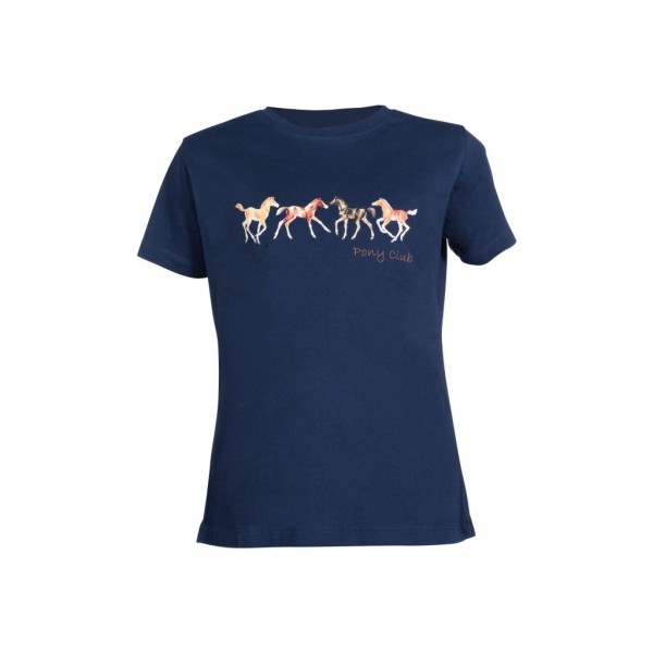 T-Shirt Pony Club - dunkelblau