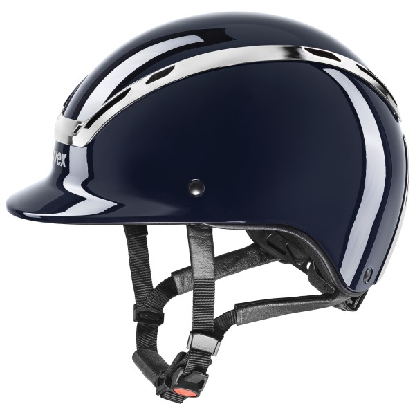 Uvex Exxeed shiny chrome - navy glossy