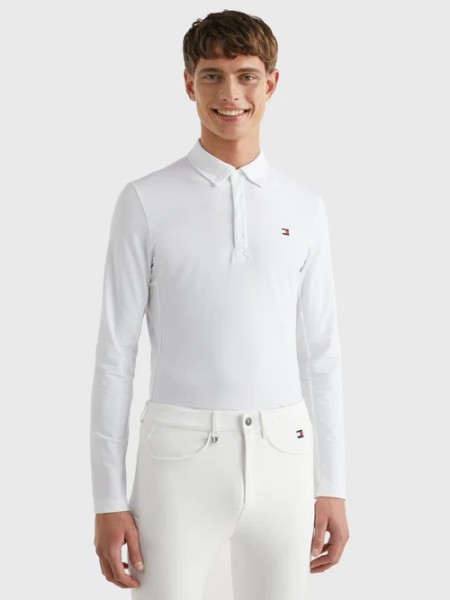 Fresh Air Performance Long Sleeve Show Shirt - Optic White